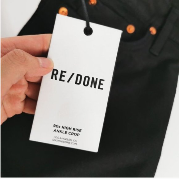 Re/Done 90s High Rise Ankle Crop - Picture 5 of 8